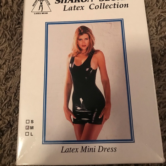 Real Latex Mini Dress - Picture 2 of 4